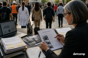 Mujer detective detcamp